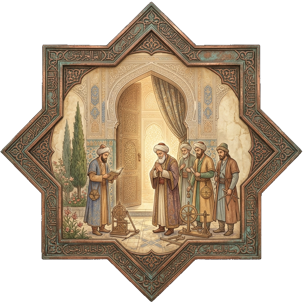 SIDRA, insanın bilgi, temsil ve tasarruf hududunu bilmesidir. anlatım görseli